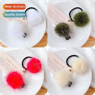 2021 new hair not rubber bands cute Children plush