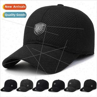 hat elderly padded outdoor men winter fall aged Middle