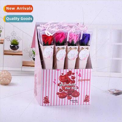 ngle Teacher Day roses small gifts simulation soap rose bouq