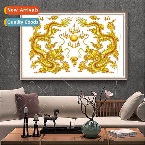 2023 new precision printing 5D cross stch modern Chinese liv