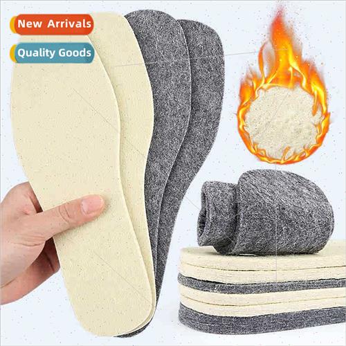 Wool insoles multifunctional thickened warm full pad soft sw