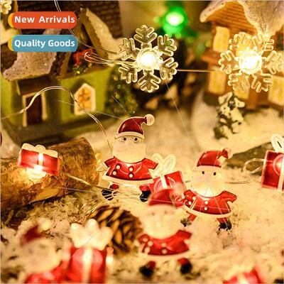 led small colorful lights flashing lights string snowman san
