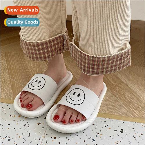 New cute home slippers leisure outside wear soft bottom slip图片