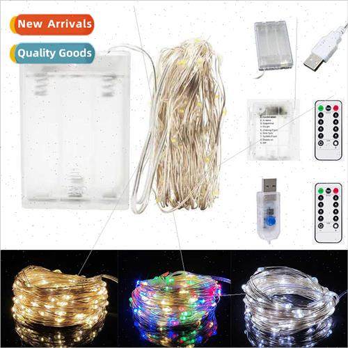 LED copper wire copper wire light string remote control USB