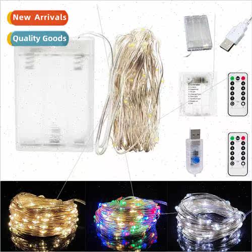 LED copper wire copper wire light string remote control USB