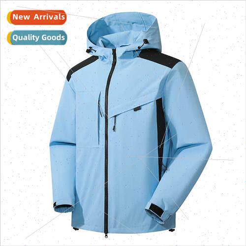 Hooded punching jacket fall single punch men simple fashion
