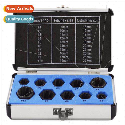 Nut Removal Socket Tool Black Short Damaged Bolt Nut Remover