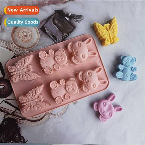 6 Bear Rabb Butterfly 205 Chocolate Biscu Cake Mold Ice Crea