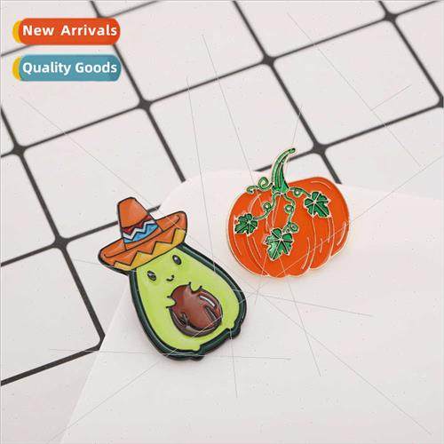 Europe cartoon new creative cute avocado Halloween pumpkin m