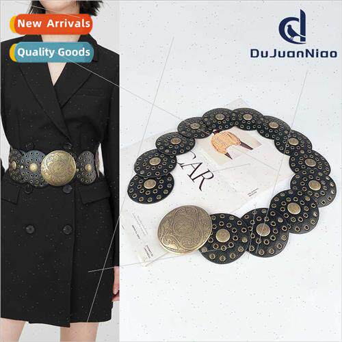 Europe women  belt leather jacket su coat decorative waist s