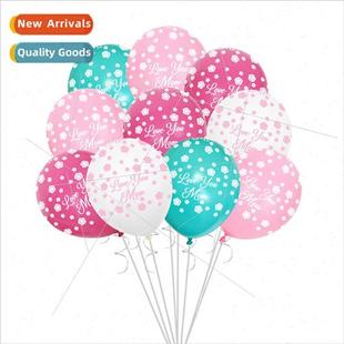 print lov grams mother day sides 2.8 balloon latex inch