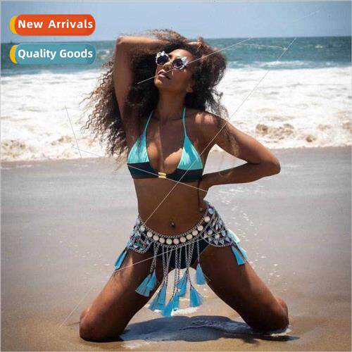 Europe Summer Beach Tassel Pendant Skirt Sexy Body Chain Wai