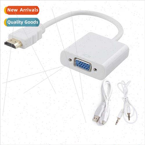 HDMI to VGA wh audio power cable hdmi to vga adapter cable H