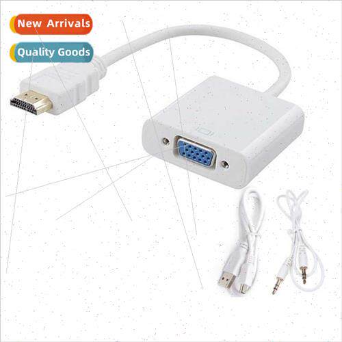 HDMI to VGA wh audio power cable hdmi to vga adapter cable H