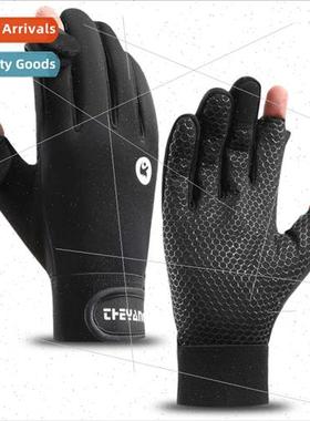 Cycling gloves men Q273 fall winter outdoor anti-skid windpr