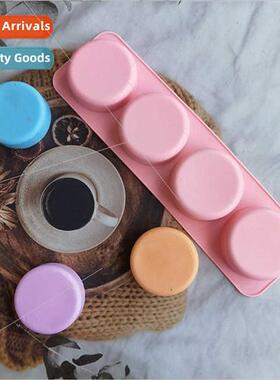 4 soap molds round silicone molds aromatherapy handicrafts s