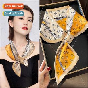 color chain cross splicing diago lazy two satin Korea double