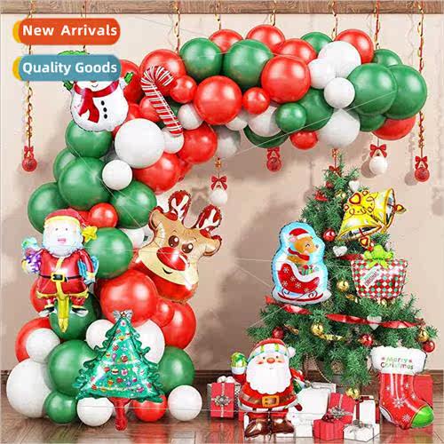 New Christmas balloon chain mini Christmas cartoon aluminium