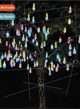 led hanging e luminous colorful ing bottle light chandelier