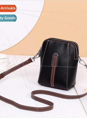 Genuine leather put cell phone bag mini small bag women bag