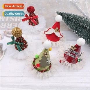 2023 Christmas hair accessories girls semi-finished Christma