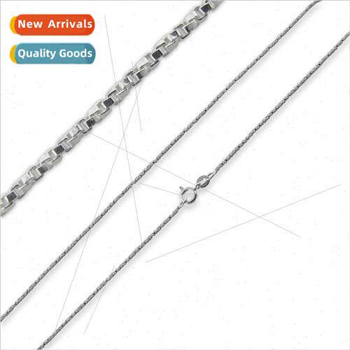 mple silver jewelry S925 silver chain ladies necklace collar