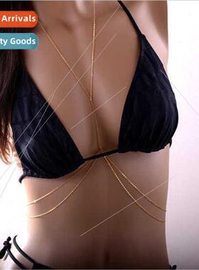 Europe new jewelry sexy double tassel body chain jewelry