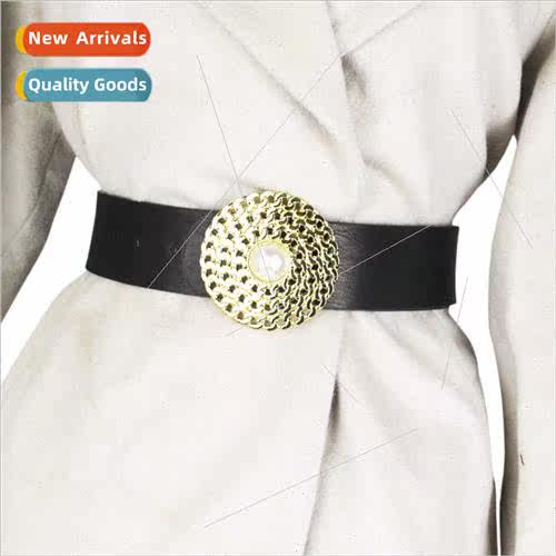 Coat belt female wide retro fashion decoration dress waist w