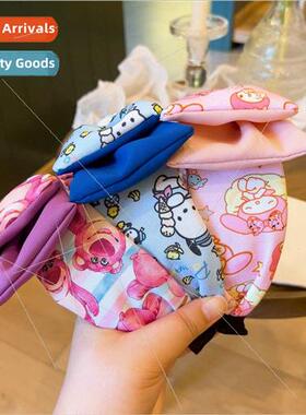 private  cartoon cute large  double bow hairpin headband hai