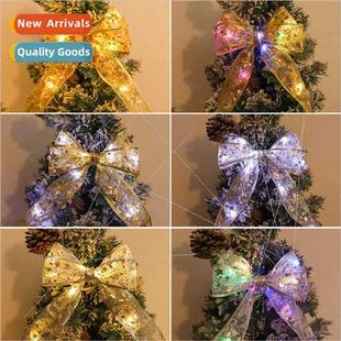 ghts Colo Christmas Satin Led Arrangement String Ribbon Room