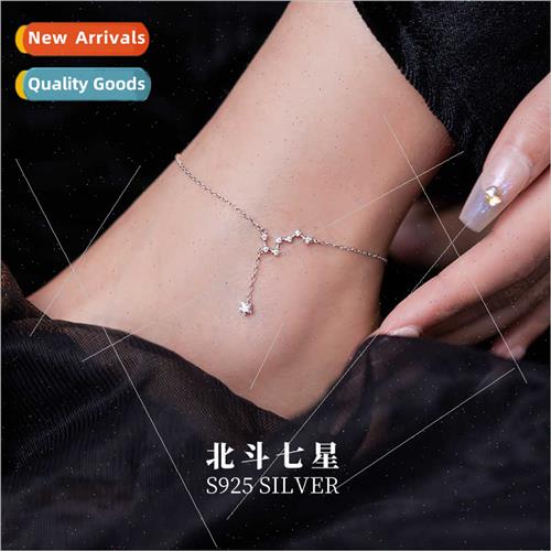 S925 lver Dipper Anklet che Fashion Star Ankle Jewelry New W