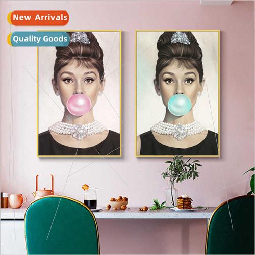 5d diamond painting new movie star goddess Audrey Hepburn ha