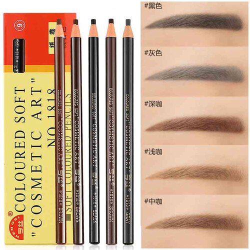 Drawing Eyebrow Pencil 1818 waterproof sweatproof not easy t
