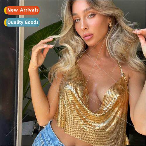 YH3728 Europe sexy rhinestone inlaid diamond cloth sequins b