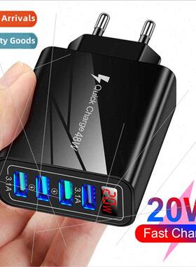 20W wh Display 4USB Digal Cell Phone Charger Brish Specifica
