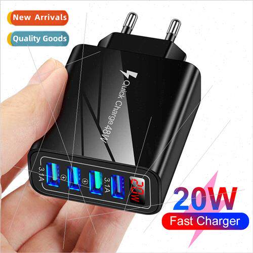 20W wh Display 4USB Digal Cell Phone Charger Brish Specifica