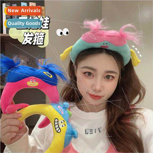 Quirky ugly doll girl grotesque hair bands ugly cute ring ha