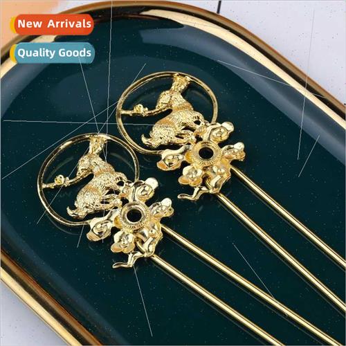 diy handmade palace alloy hairpin material color preservatio