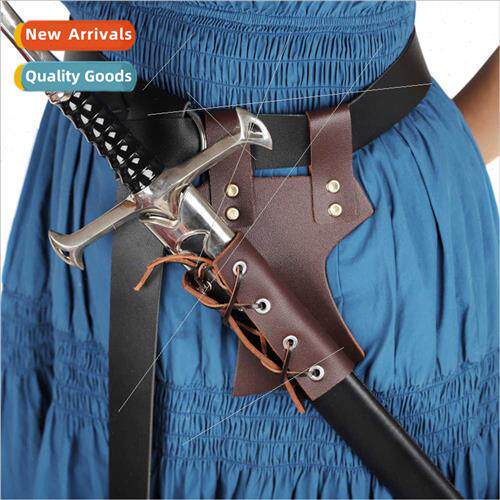 Europe Medieval Leather Lanyard Sword Binding Viking Renaiss