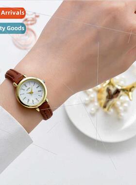 Vintage Roman Dial Ladies Watch Korean Retro Ladies mple Lad