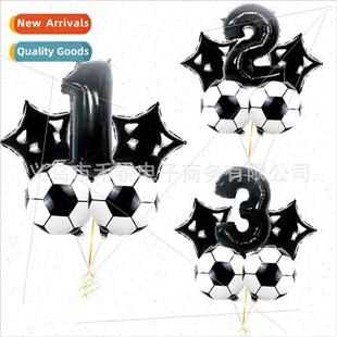 party decoration balloon Soccer inch birthday figur theme