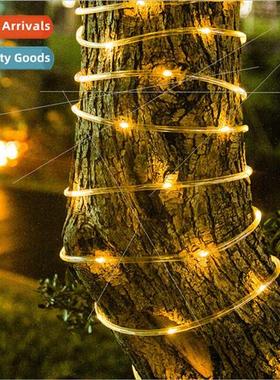 led solar tube lights string leather tube lights outdoor wat