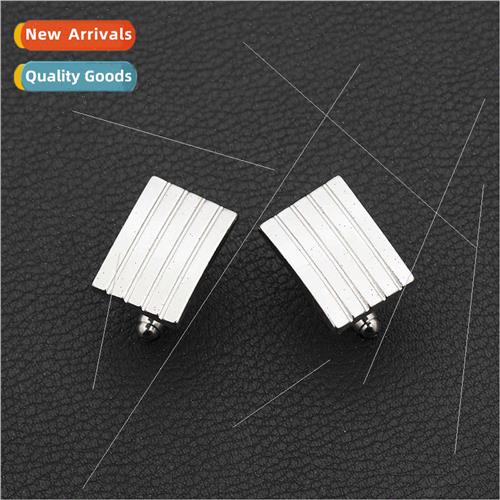 New Fashion Rectangle Cufflinks Personalized Men Shirt Cuffl