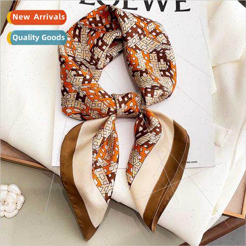 2021 new Korean decorative imation silk fashion small silk s