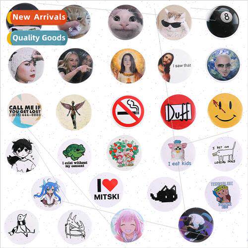 Cartoon round fun quirky avatar English letters cute cat all