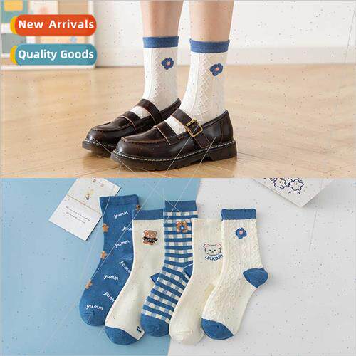 Socks female Japanese hundred cute mid-calf socks spring aut