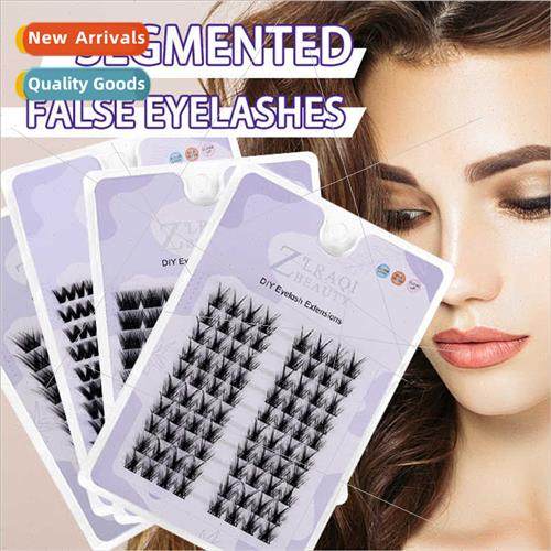 Europe Segmented Thick Fishtail False Eyelashes Big Eyes Com