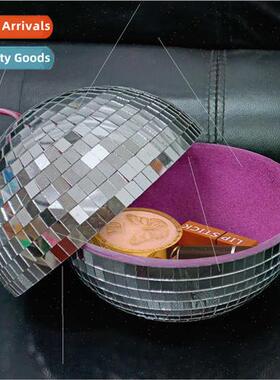 dissco mirror cosmetic jewelry box fashion reflective mosaic