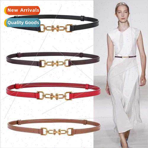 Decorative coat skirt blazer jacket belt female outwear fash