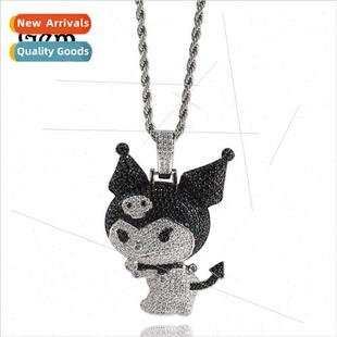 Cartoon Imp Zirconia Hundred Kuromi Pendant Copper